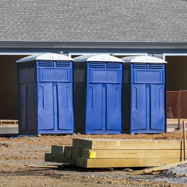 how can i report damages or issues with the portable toilets during my rental period in Lincoln